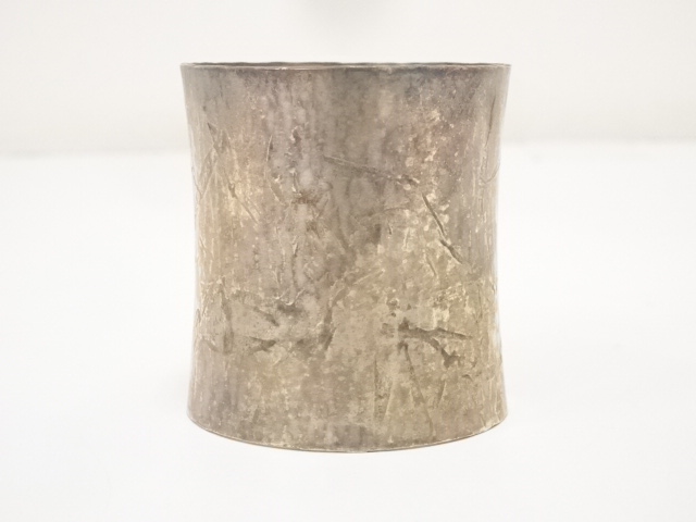 道具 ] - 道具 竹影堂造 銀仕上銀杏紋蓋置（共箱） | ネットショップ圭